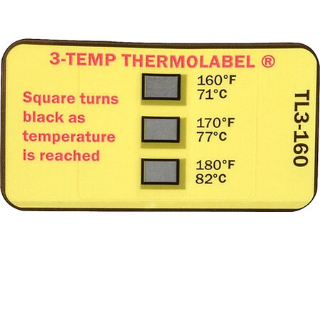 Allpoints Label, Temperature , 160/170/180 1381242